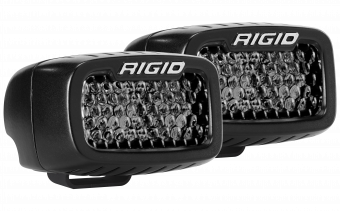 Фары Rigid SR-M серии PRO (2 светодиода) рабочий свет Midnight Edition