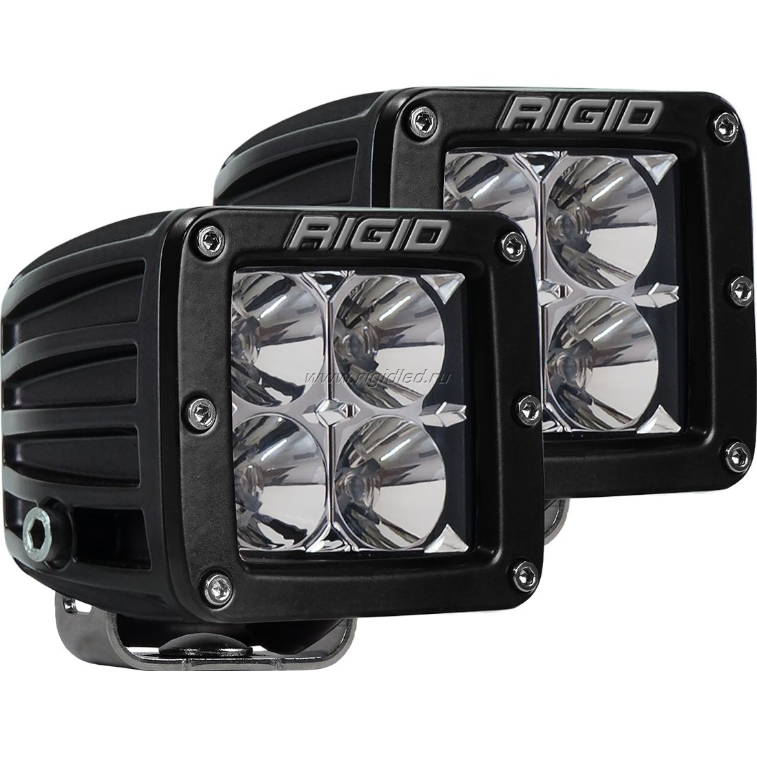 Фары RIGID D-серия PRO (4 светодиода) - Дальний свет 
