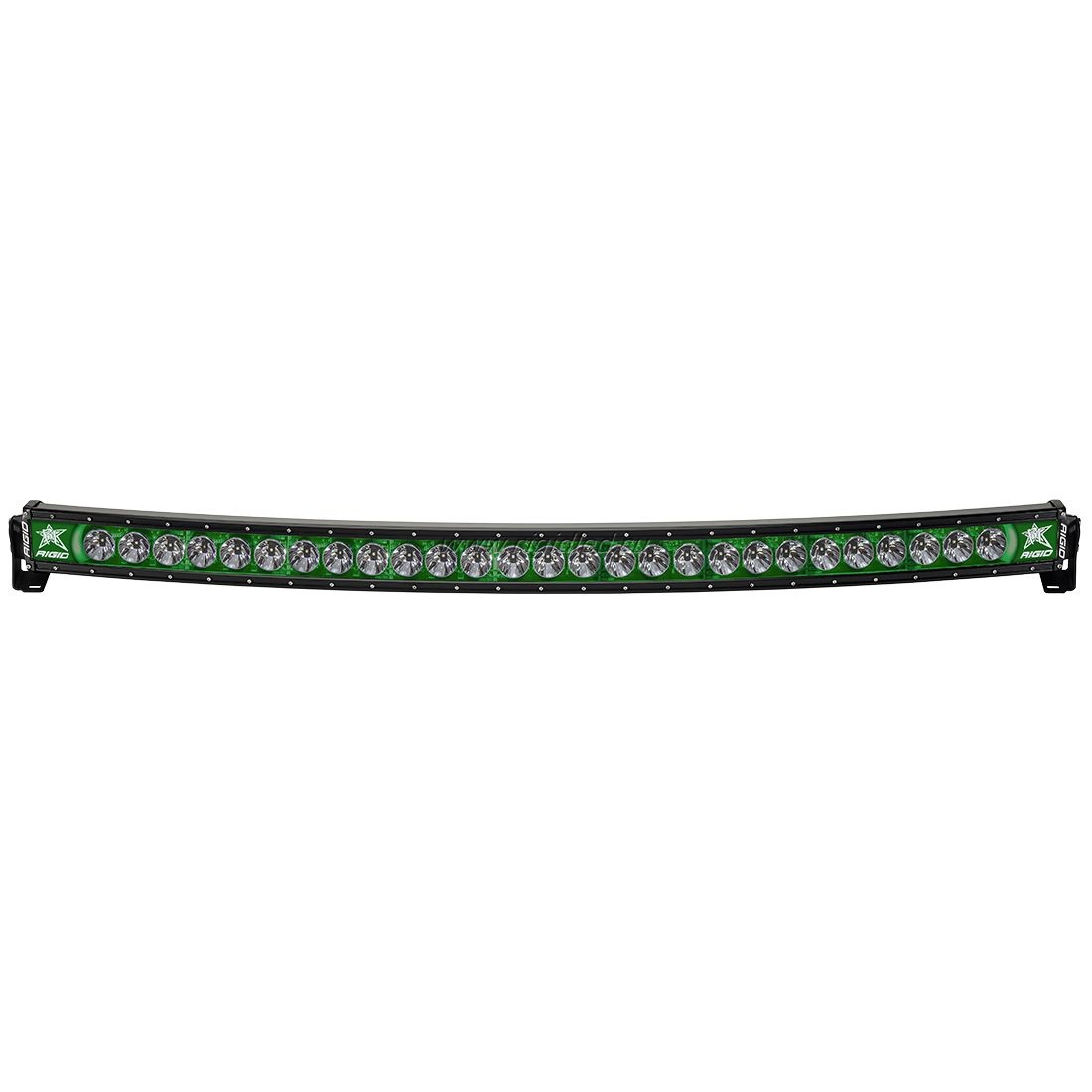 Фары RIGID 54" Radiance Curved серия - Зелёная подсветка 