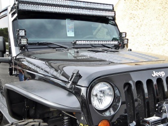 Установочный комплект для 4-х фар Dually на Jeep JK