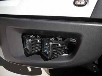 Крепеж для монтажа 4-х Dually фар в бампер - Ford Raptor