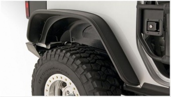 Расширители колёсных арок Flat Stale Jeep JK, 2 двери